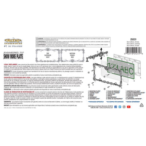 Product of Cruiser 25231 License Plate Frame