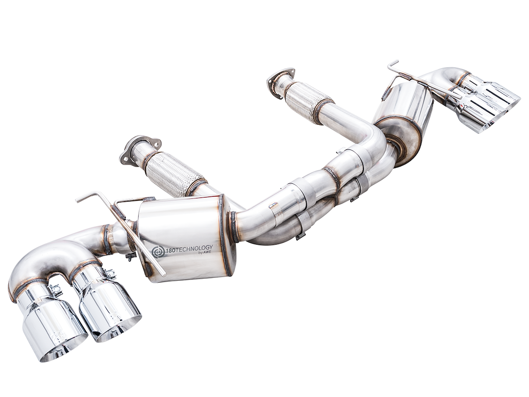 Product of AWE Tuning 3015-42151 Touring Edition Cat-Back System Dual Exhaust System Kit 