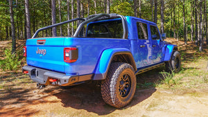 Fab Fours Jtsr20-1 Headache Rack||jeep_Jt_Blue_Back_Angle_Rack.Jpg||85||f66jtsr201||1220771