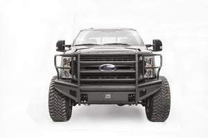 Product of Fab Fours FS17-Q4160-1 Black Steel Elite Steel Matte Powder Coated Bumper 