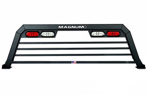 Product of Magnum Truck Racks 119L Black Matte Powder Coated Louvered Headache Rack 