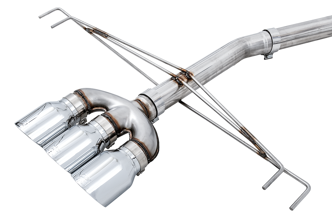 Product of AWE Tuning 3020-52000 Track Edition Cat-Back System Single Exhaust System Kit 