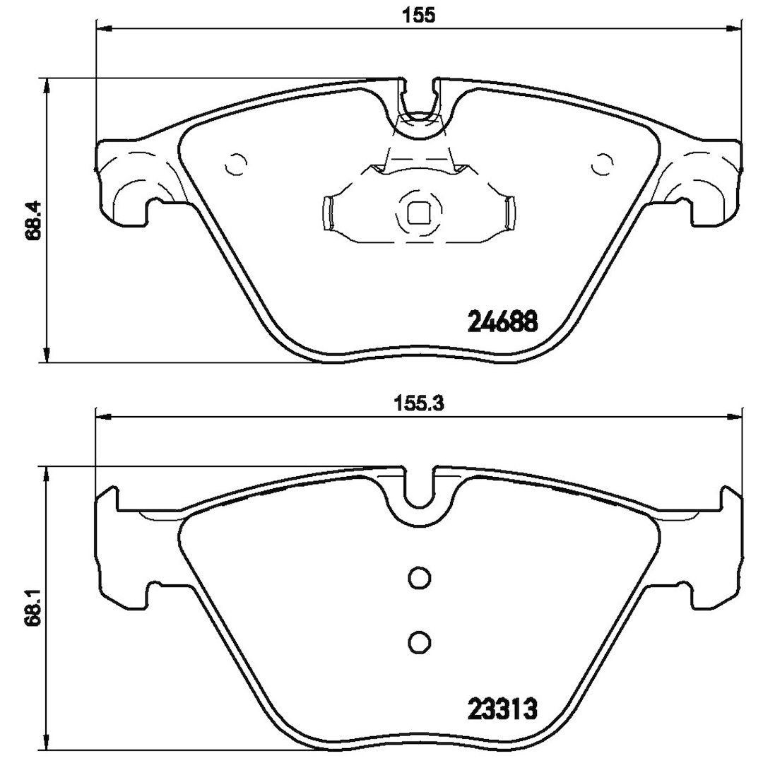 Brembo P06074 Brake Pad||p06074_Drw.Jpg||89||brmp06074||1752435