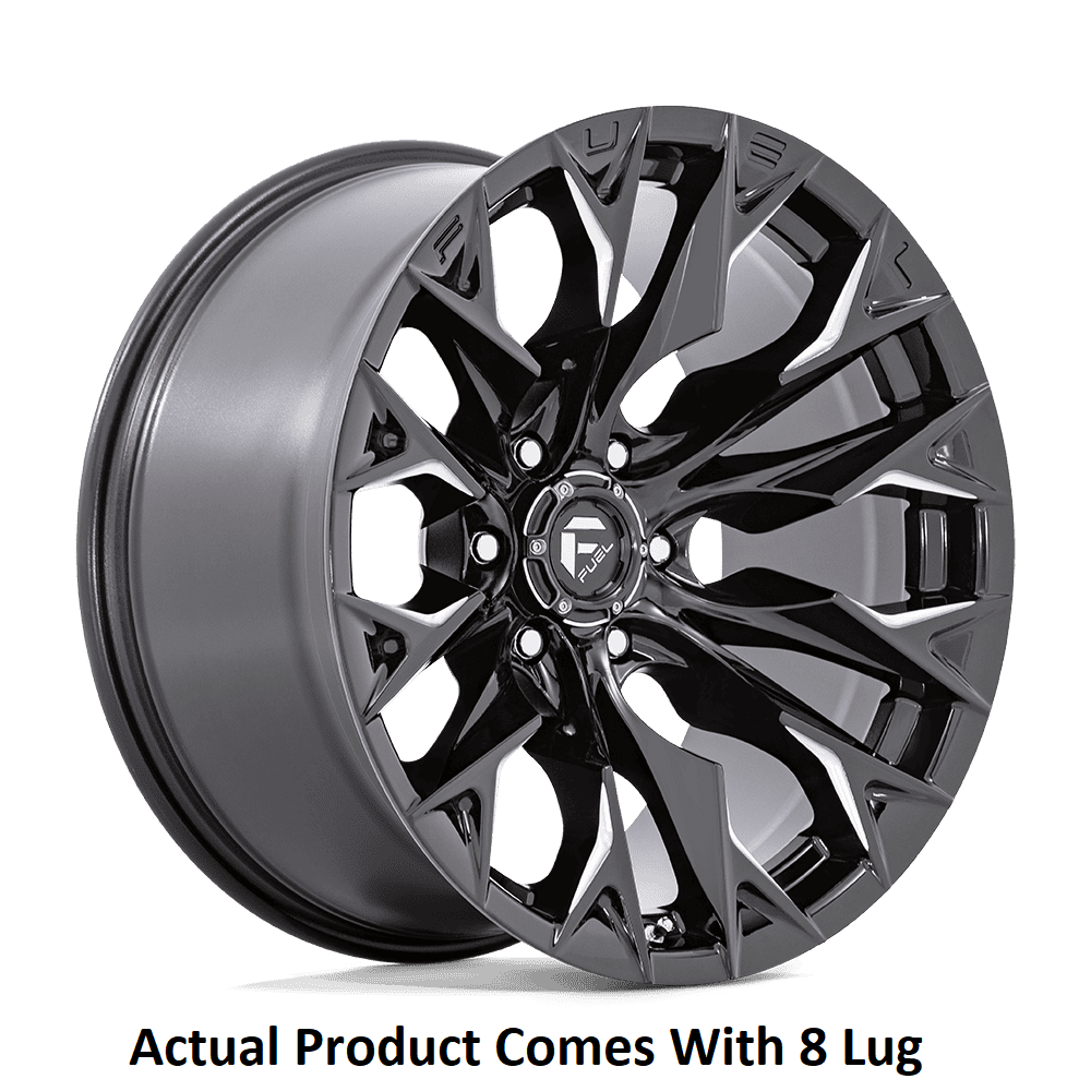 Fuel Off Road D80320908250 Wheel||flame 6 D803_Gloss Black With Milled Accents_8 Lug.Png||85||fow0320908250||1583438