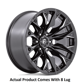 Fuel Off Road D80320908250 Wheel||flame 6 D803_Gloss Black With Milled Accents_8 Lug.Png||85||fow0320908250||1583438