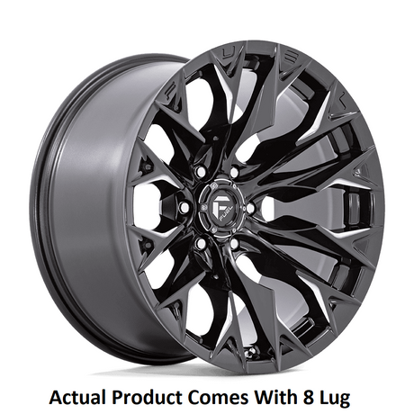 Fuel Off Road D80320908250 Wheel||flame 6 D803_Gloss Black With Milled Accents_8 Lug.Png||85||fow0320908250||1583438