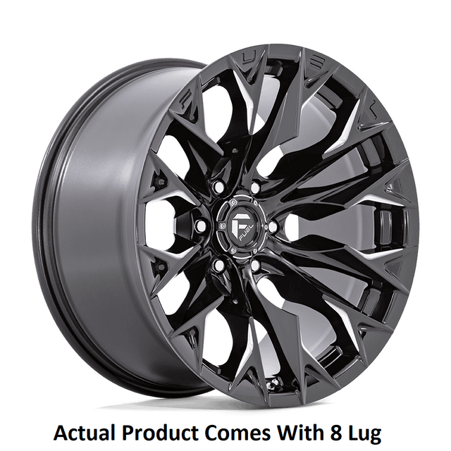 Fuel Off Road D80320908250 Wheel||flame 6 D803_Gloss Black With Milled Accents_8 Lug.Png||85||fow0320908250||1583438