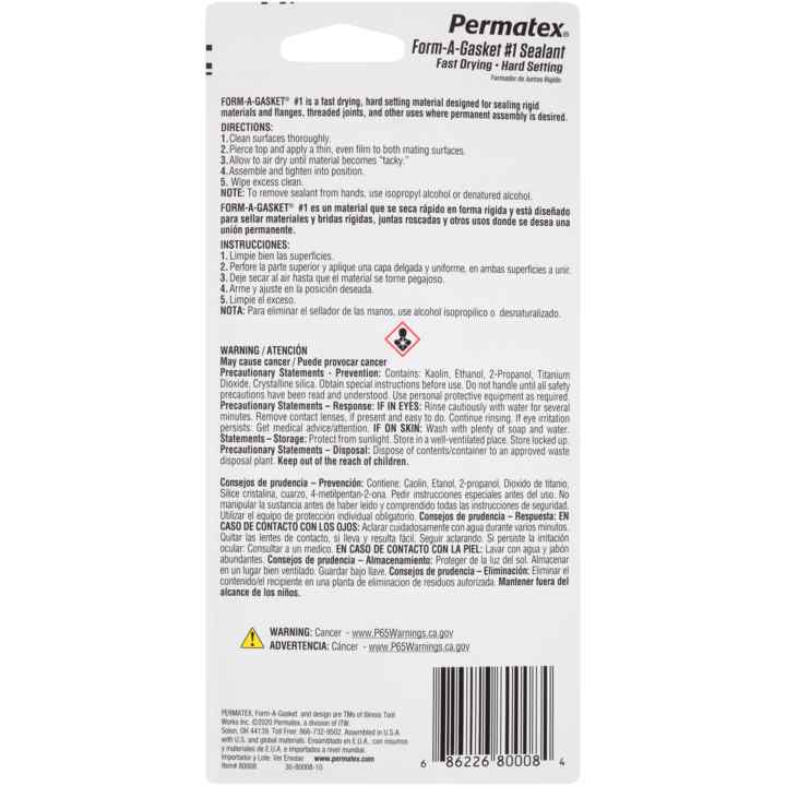 Product of Permatex 80008 Gasket Sealer