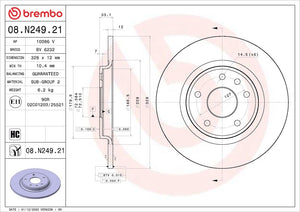 Brembo 08n24921c02 Brake Rotor||08n24921c02_4.Jpg||89||brm08n24921||1684196