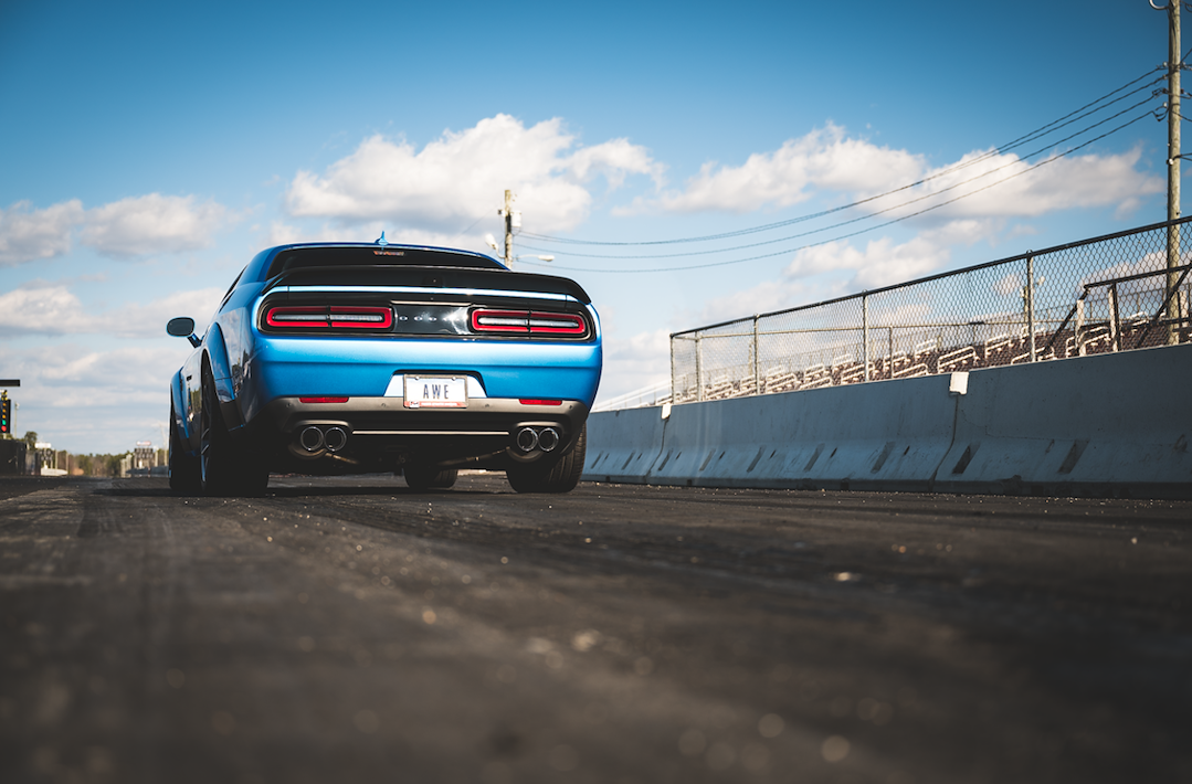 Product of AWE Tuning 3015-42136 Track Edition Cat-Back System Dual Exhaust System Kit 
