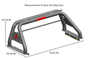 Black Horse Offroad Rb002ss Truck Bed Bar||rb002ss_3.Jpg||88||blkrb002ss||1219009
