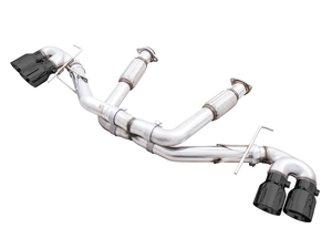 Product of AWE Tuning 3020-43086 Track Edition Cat-Back System Dual Exhaust System Kit 
