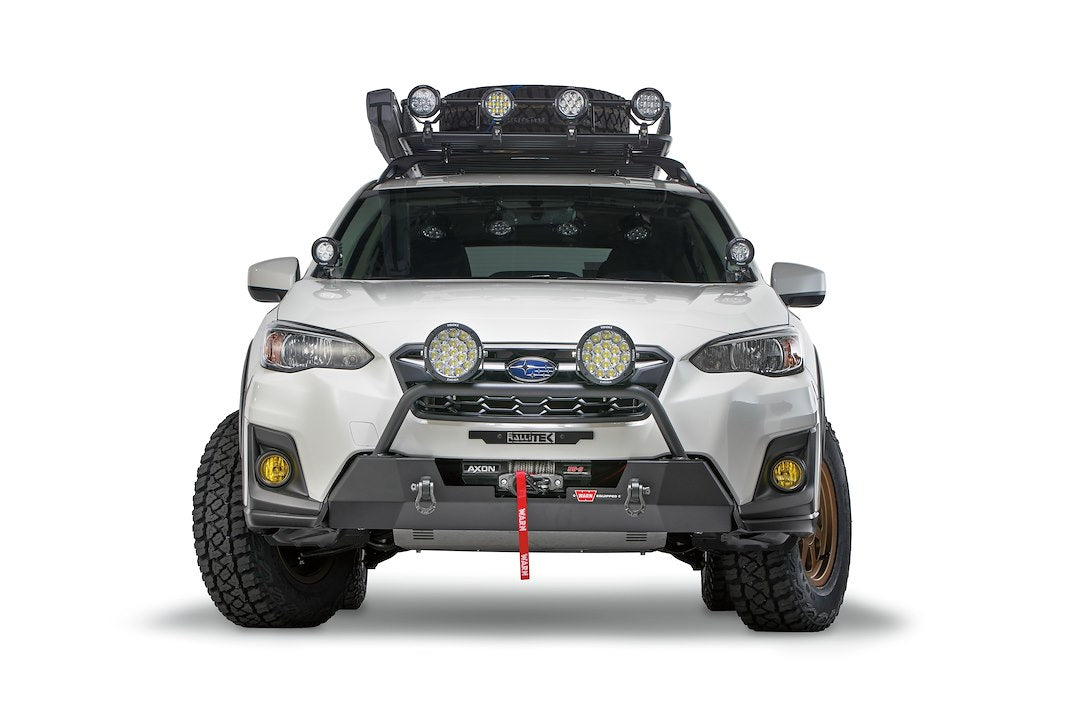 Product of Warn 106236 Grille Guard 1-Piece Black Powder Coated 