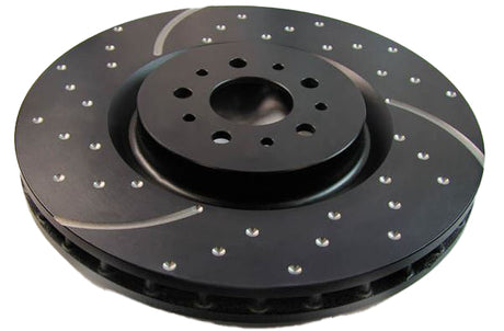 Product of EBC Brakes GD7141 GD Series Slotted And Dimpled 2-Piece Brake Rotor 