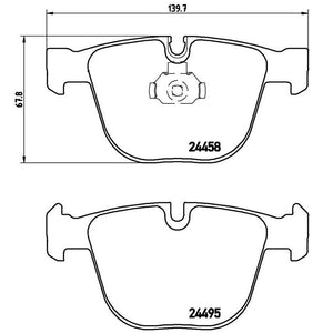Product of Brembo P06050 Brake Pad - Set Of 4 