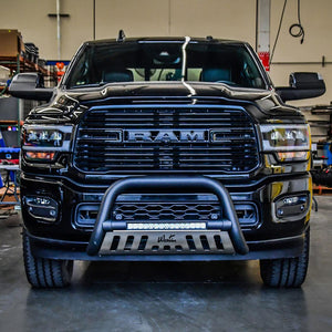 Product of Westin Automotive 32-4025L Bull Bar Black Textured Powder Coated 3 Inch No with skid plate 