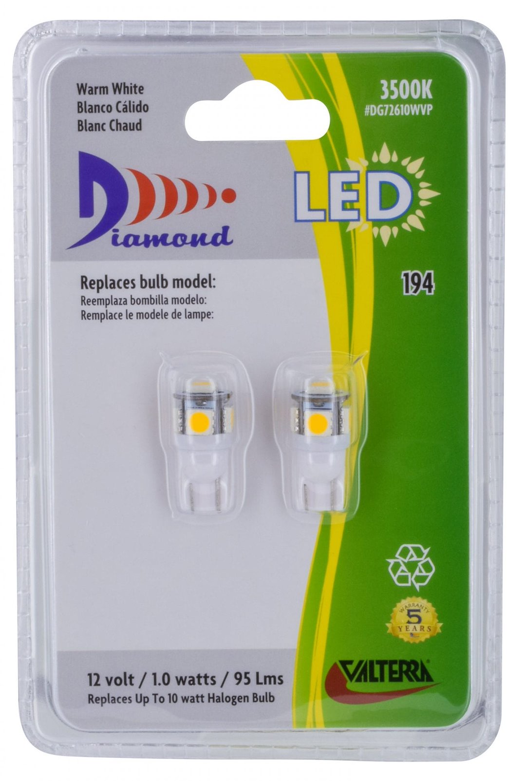 Valterra Dg72610wvp Multi Purpose Light Bulb - Led||dg72610wvp_1.Jpg||86||v46dg72610wvp||1307896