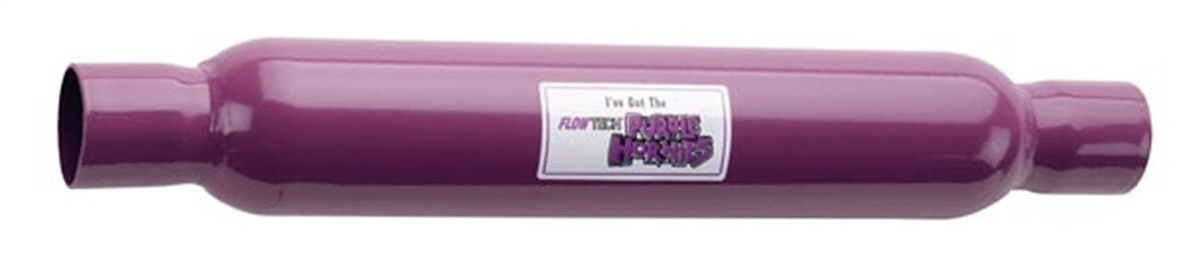Product of Flow Tech 50225FLT Purple Hornies Steel Exhaust Muffler 