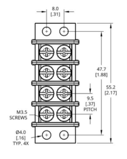 Egis 2220-04 Wire Terminal Block||2220-04_2.Png||87||egi222004||2344889