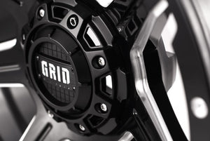Product of Grid Wheels 20x10 Black With Natural Accents Wheel - Not Applicable Bolt Pattern 
