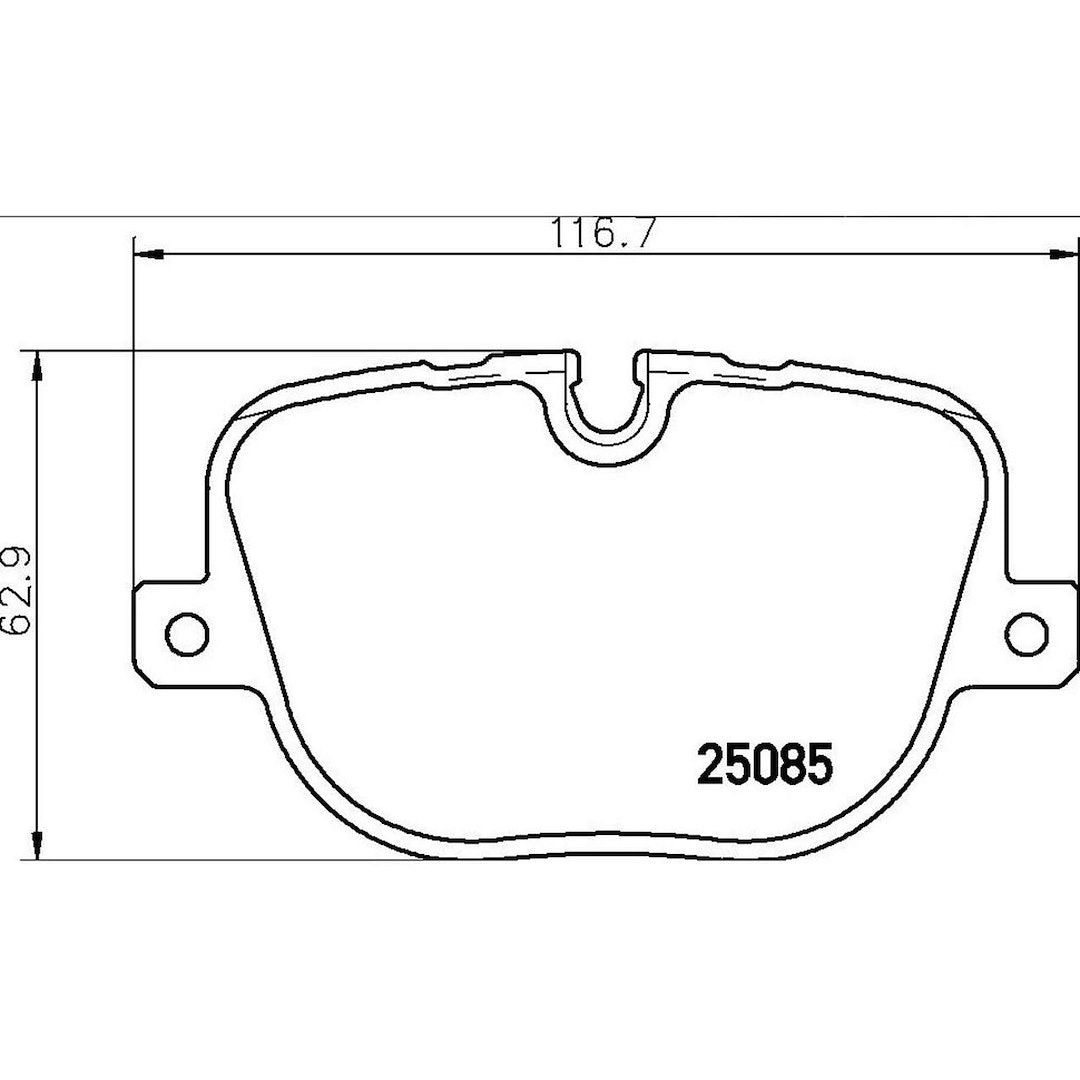 Product of Brembo P44025 Brake Pad - Set Of 4 