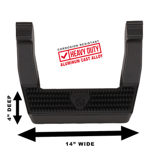 Product of Carr 119771 Black Powder Coated Aluminum Truck Step