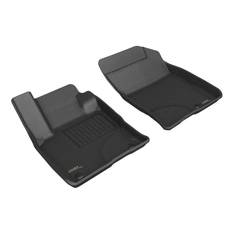 Product of 3D Mats KAGU L1LC01601509 Black Thermoplastic Rubber Of Carbon Fiber Texture Floor Liner 