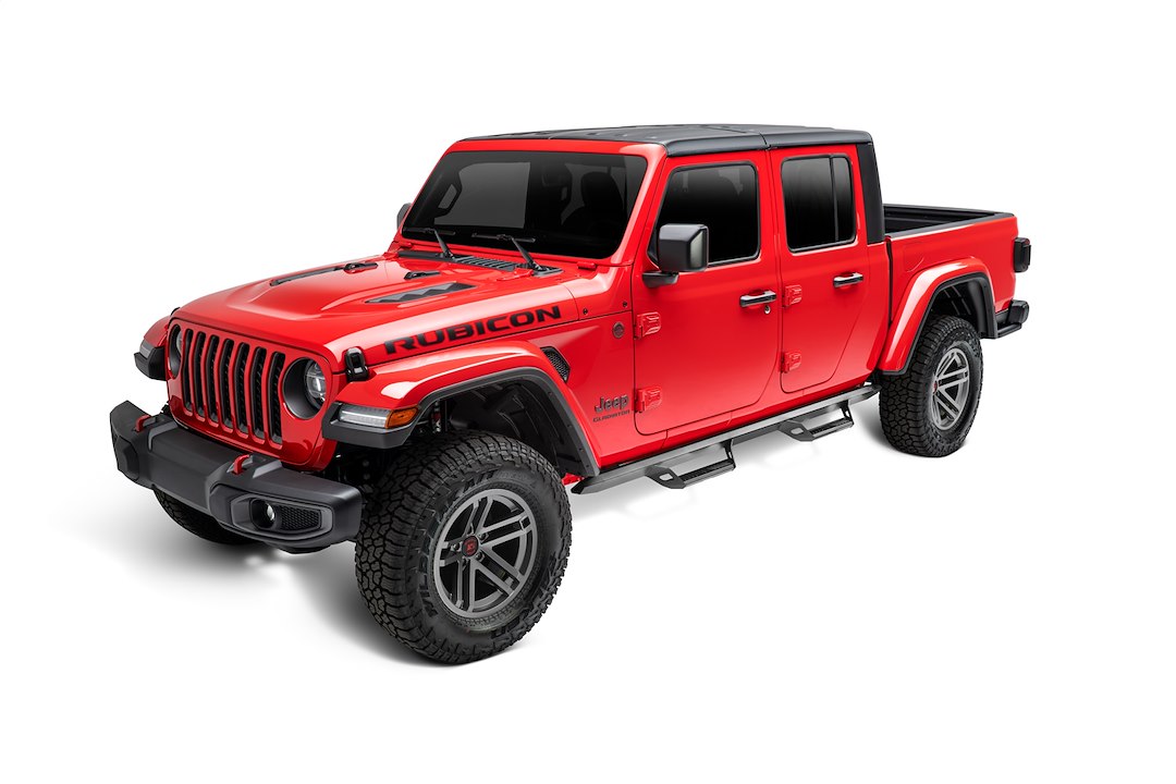 Product of N-Fab PRJ1980T-TX Predator Pro Nerf Bar With Drop Down Steps 