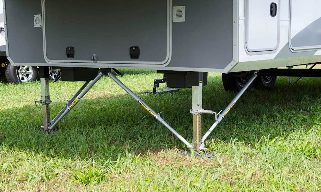 Product of Lippert Components 191023 Trailer Stabilizer Jack Stand Lock Arm