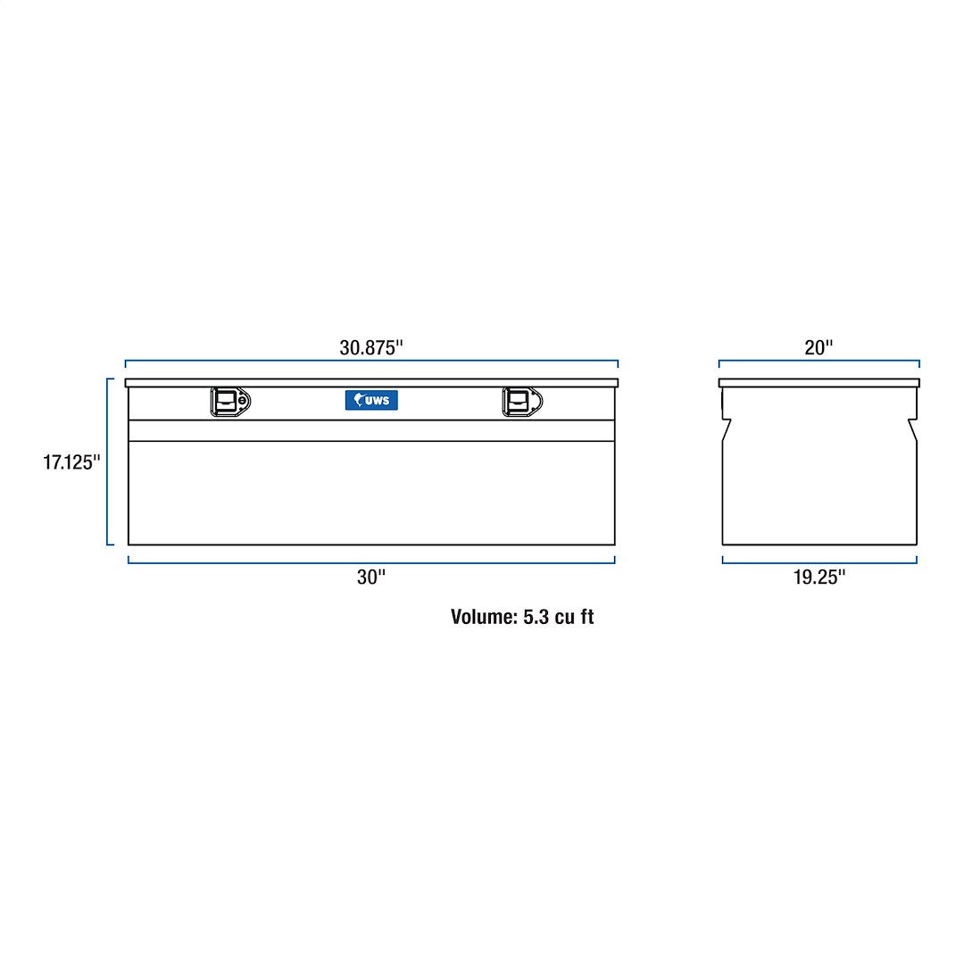 Product of UWS TBC-30-BLK Standard Profile Toolbox 