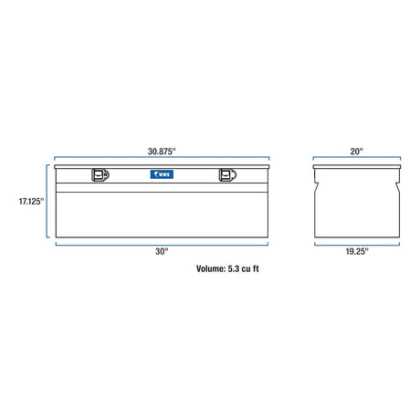 Product of UWS TBC-30-BLK Standard Profile Toolbox 