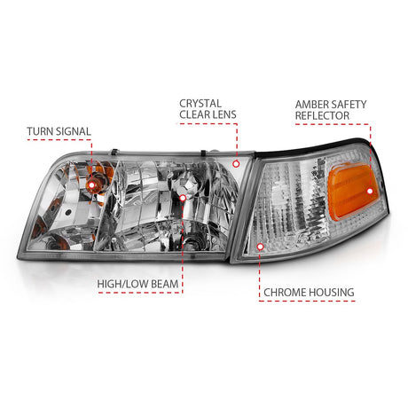 Product of Anzo Usa 121556 Headlight Assembly
