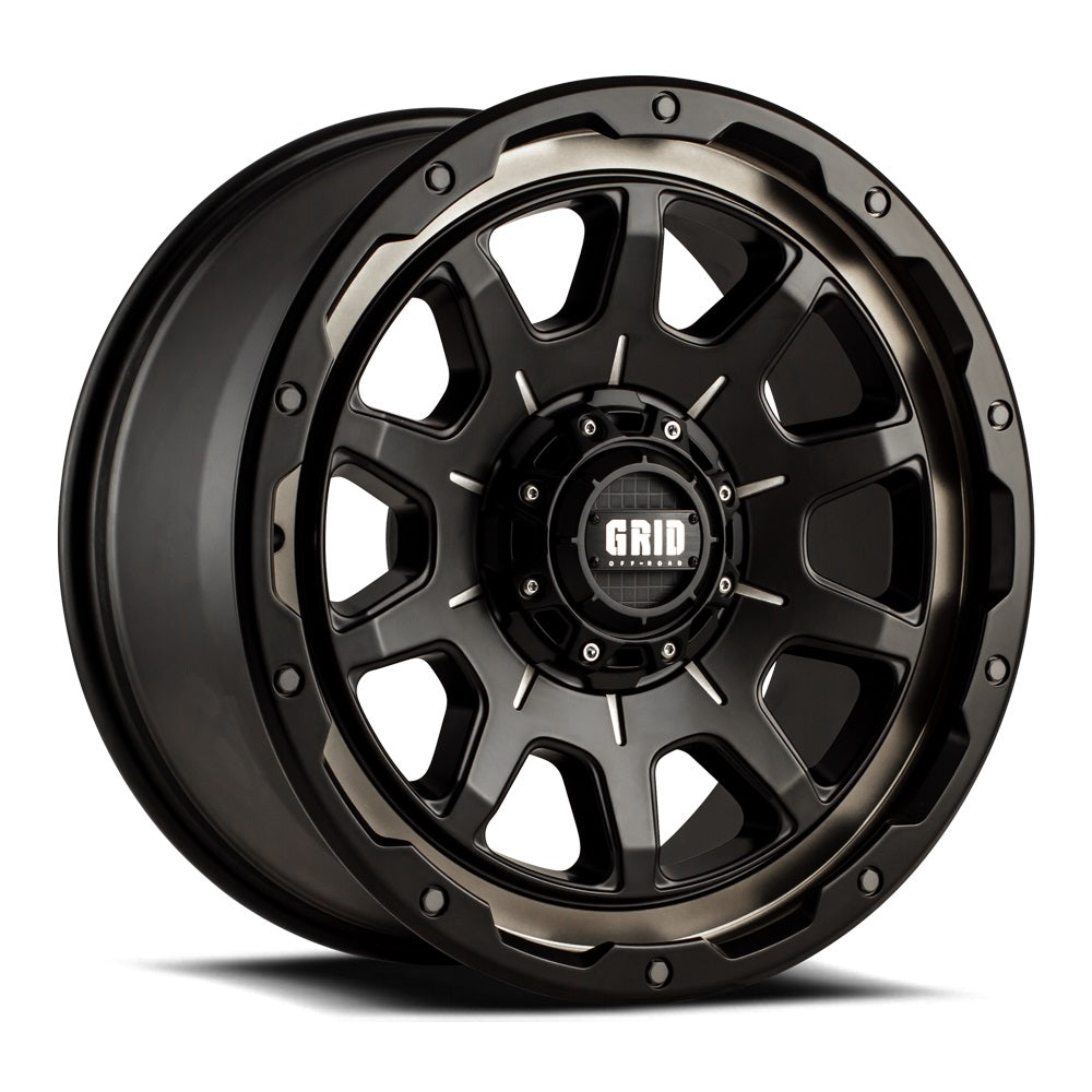 Product of Grid Wheels 20x9 Black Wheel - 6x4.72 Bolt Pattern 