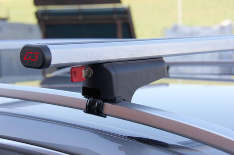 Product of G3 S.p.A. 60.110 43.31 Inch Silver Roof Rack Cross Bar - Set Of 2 