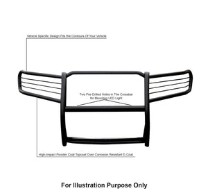 Product of Black Horse Offroad 17A080202MA Grille Guard Modular Black Powder Coated 