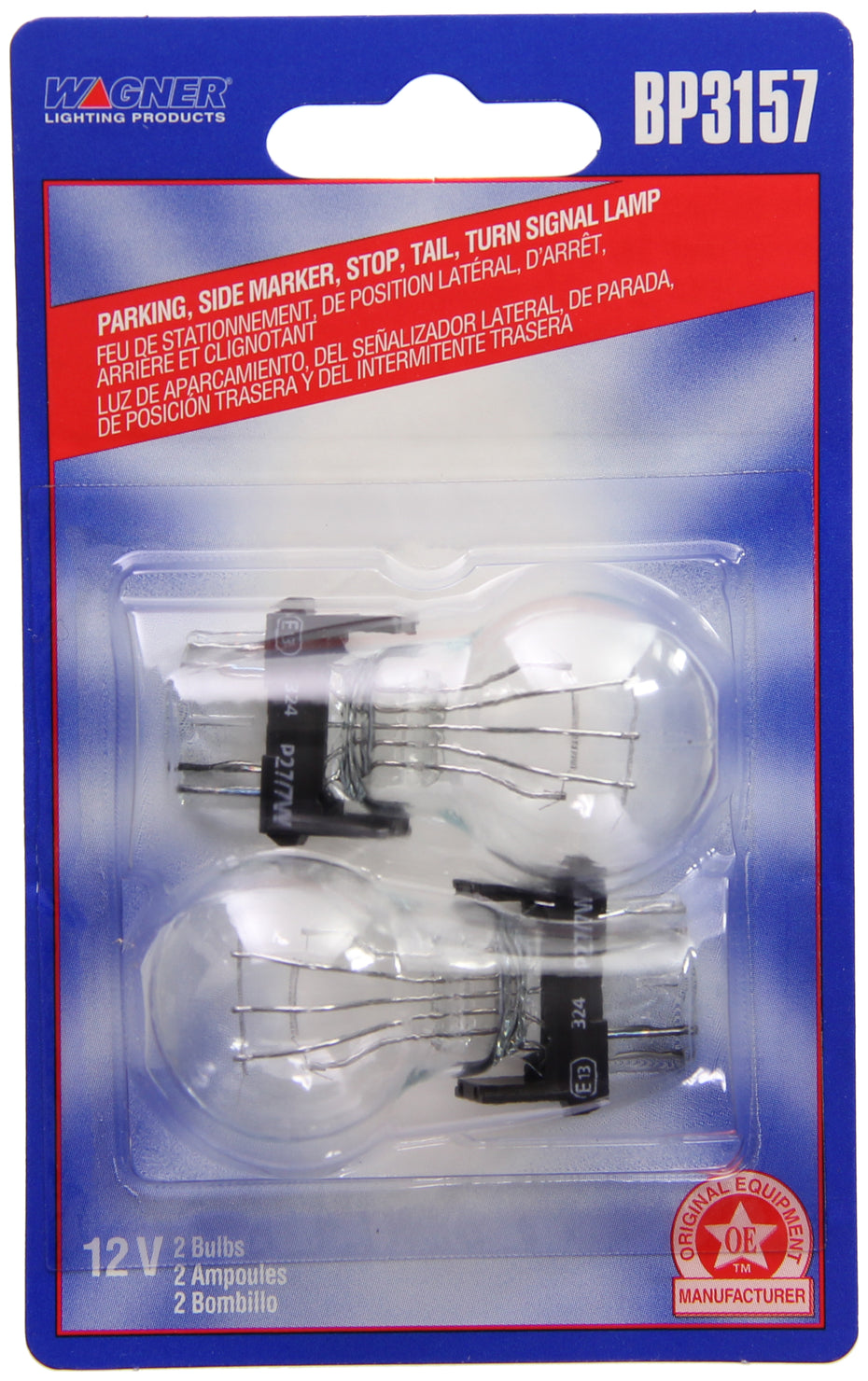 Wagner Lighting Bp3157 Brake Light Bulb||bp3157_P02_Pkg.Jpg||94||w31bp3157||1100240
