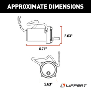 Product of Lippert Components 352338 Trailer Stabilizer Jack Stand Motor