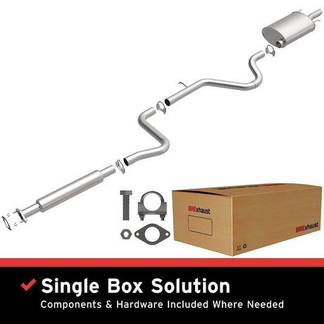 Product of BRE Exhaust 106-0015 Direct-Fit Exhaust Series Cat-Back System Exhaust System Kit 