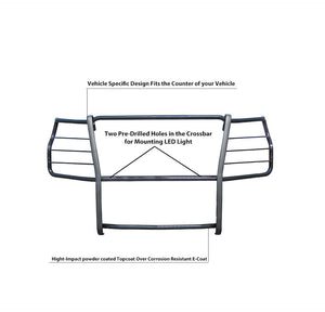 Product of Black Horse Offroad 17GT30MA Grille Guard Modular Black Semi-Gloss Powder Coated 