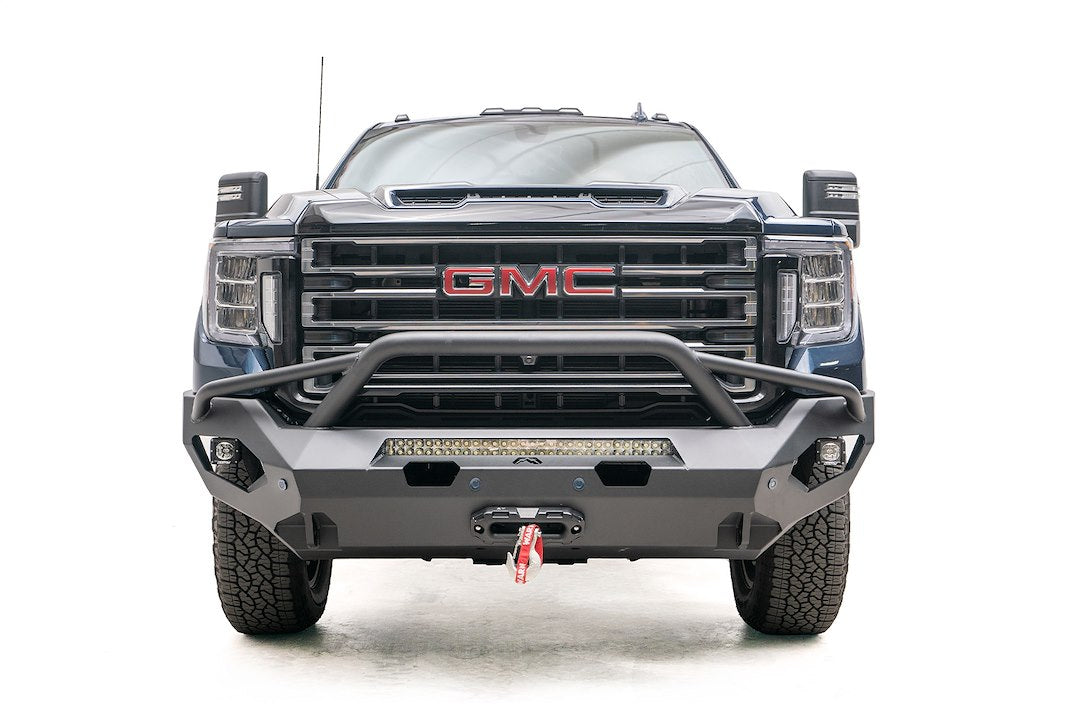 Product of Fab Fours GM20-X5052-1 Matrix Series Steel Powder Coated Bumper 