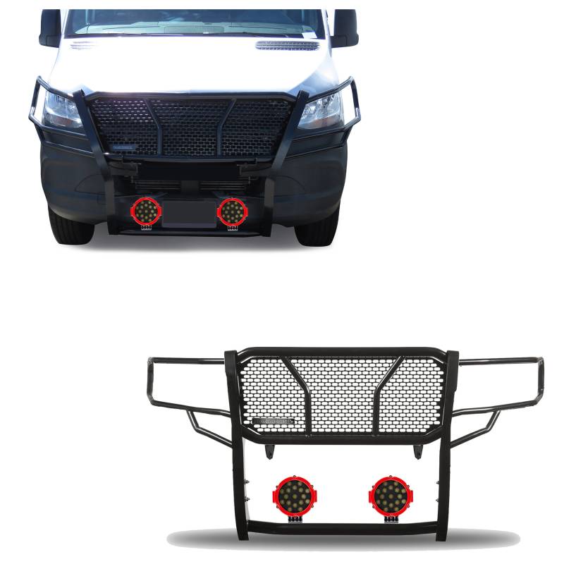 Black Horse Offroad Ru-Dosp19-B-Plr Grille Guard||||90||blkrudosp19bp||2008080