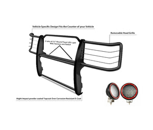 Product of Black Horse Offroad 17TU26MA-PLFR Grille Guard  