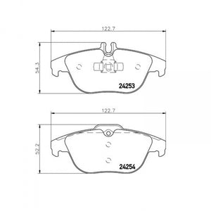 Product of Hella 355012741 Brake Pad - 