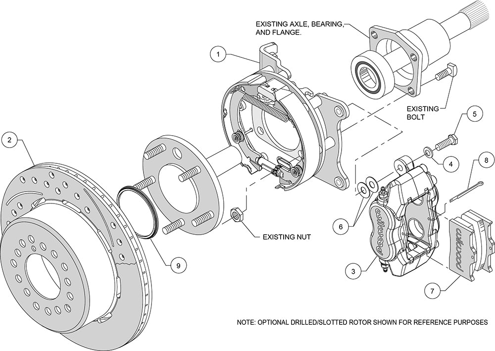 Product of Wilwood Brakes 140-7141-Dr Brake Conversion Kit