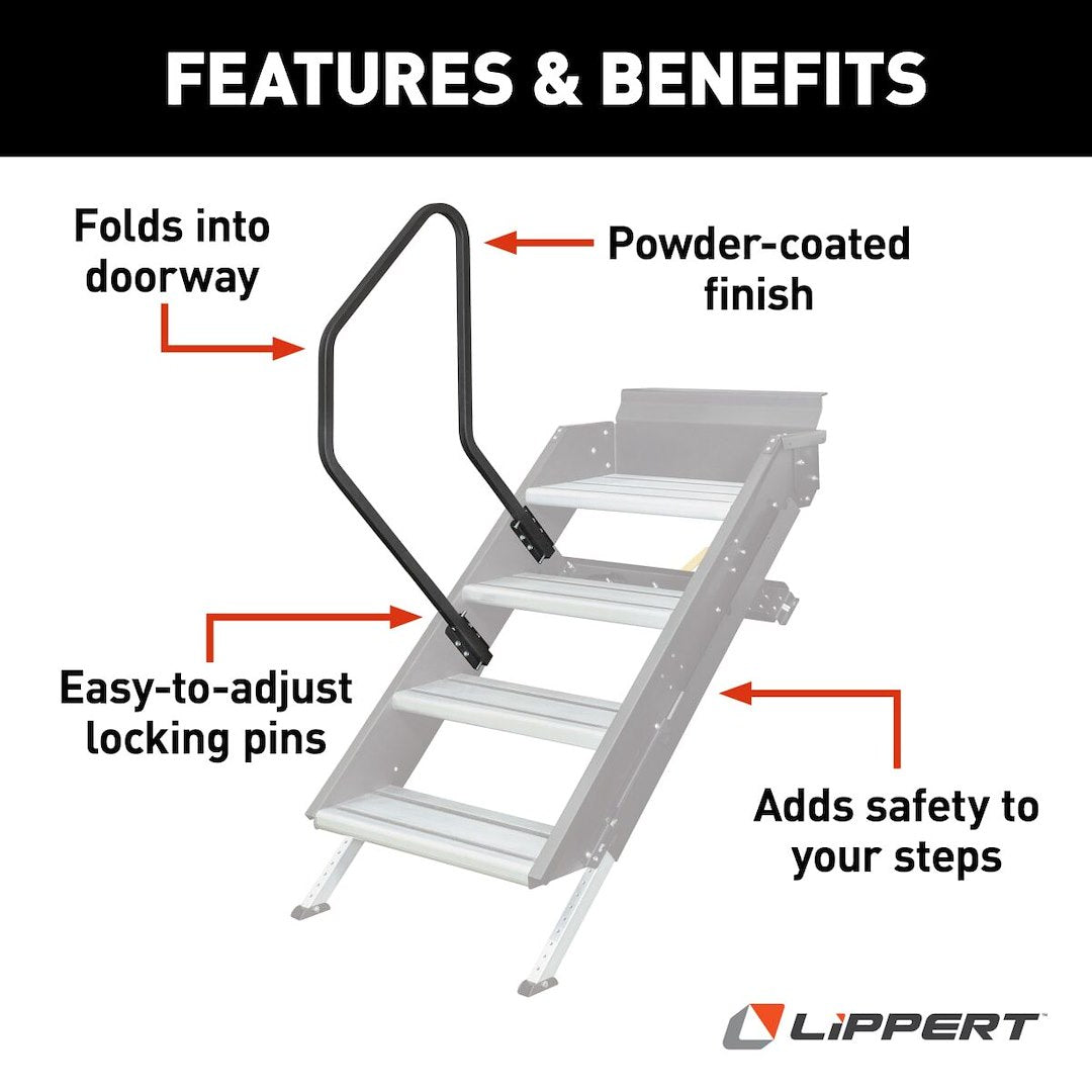 Lippert Components 799640 Entry Step Hand Rail||799640_1.Jpg||86||m6v799640||1477619