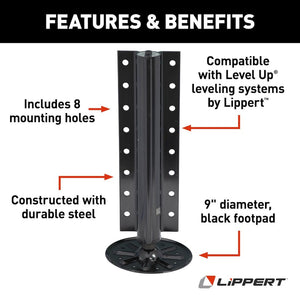 Product of Lippert Components 195860 8000 Pound Hydraulic Trailer Stabilizer Jack Stand 